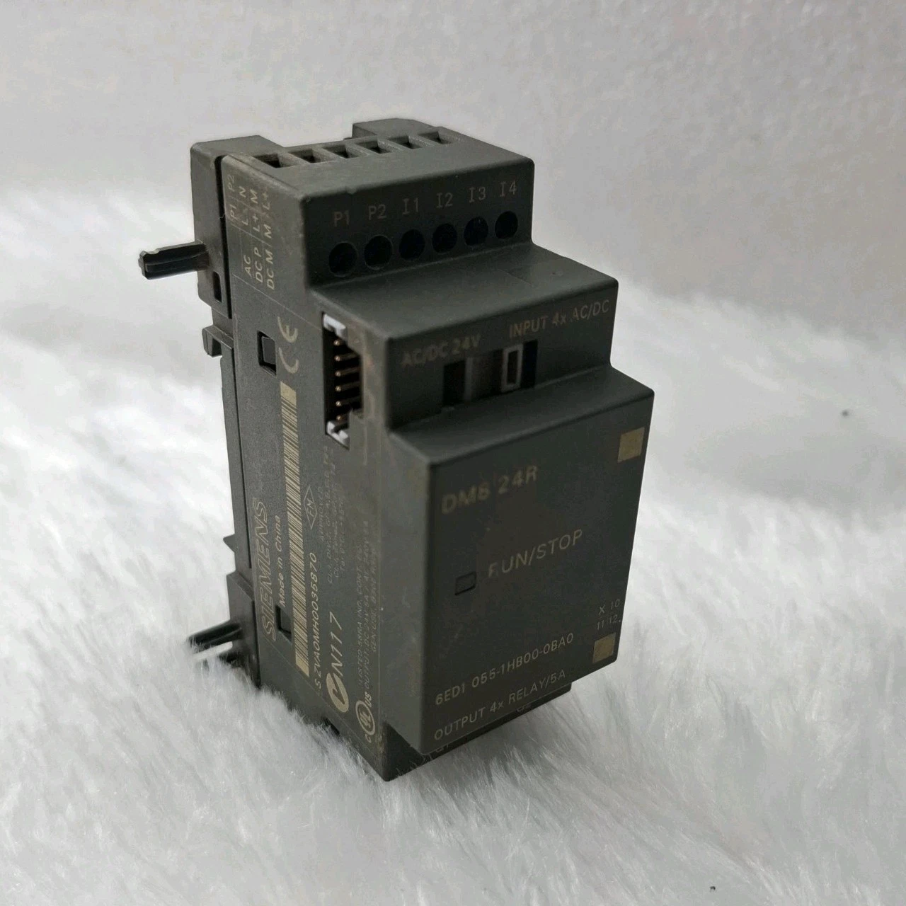 USED WORKING SIEMENS LOGO DM8 24R 6ED1055-1HB00-0BA0 EXPANSION MODULE FAST SHIP